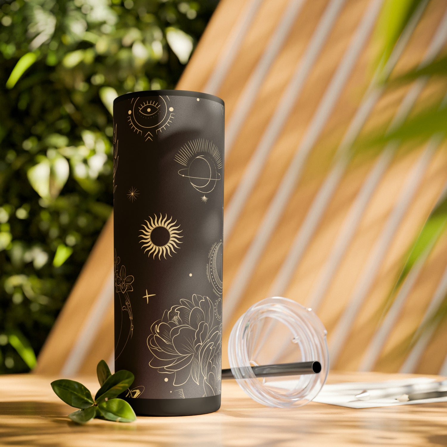 20oz black moon and star tumbler