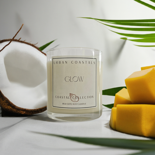 Mango and coconut milk 8oz scented candle